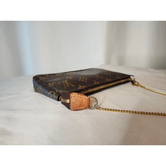 Louis Vuitton Monogram Pochette Accessoires SD0620 Brown Canvas Shoulder Bag - Picture 12 of 15